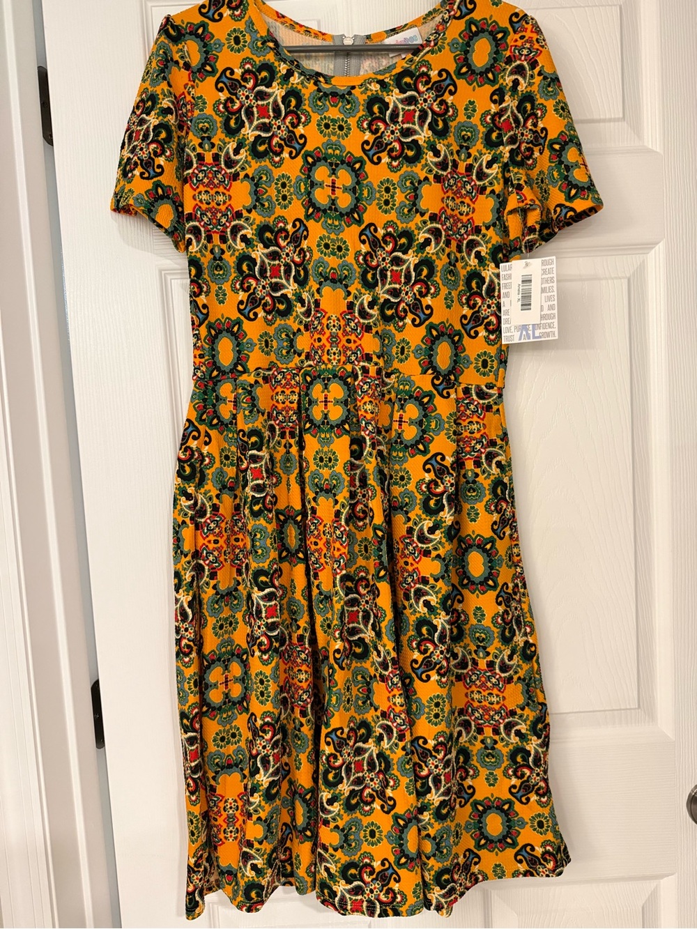 Women’s Lularoe Amelia Dress - yellow
